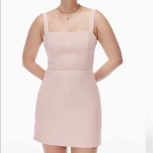 Aritiza square-neck mini dress with a tie back